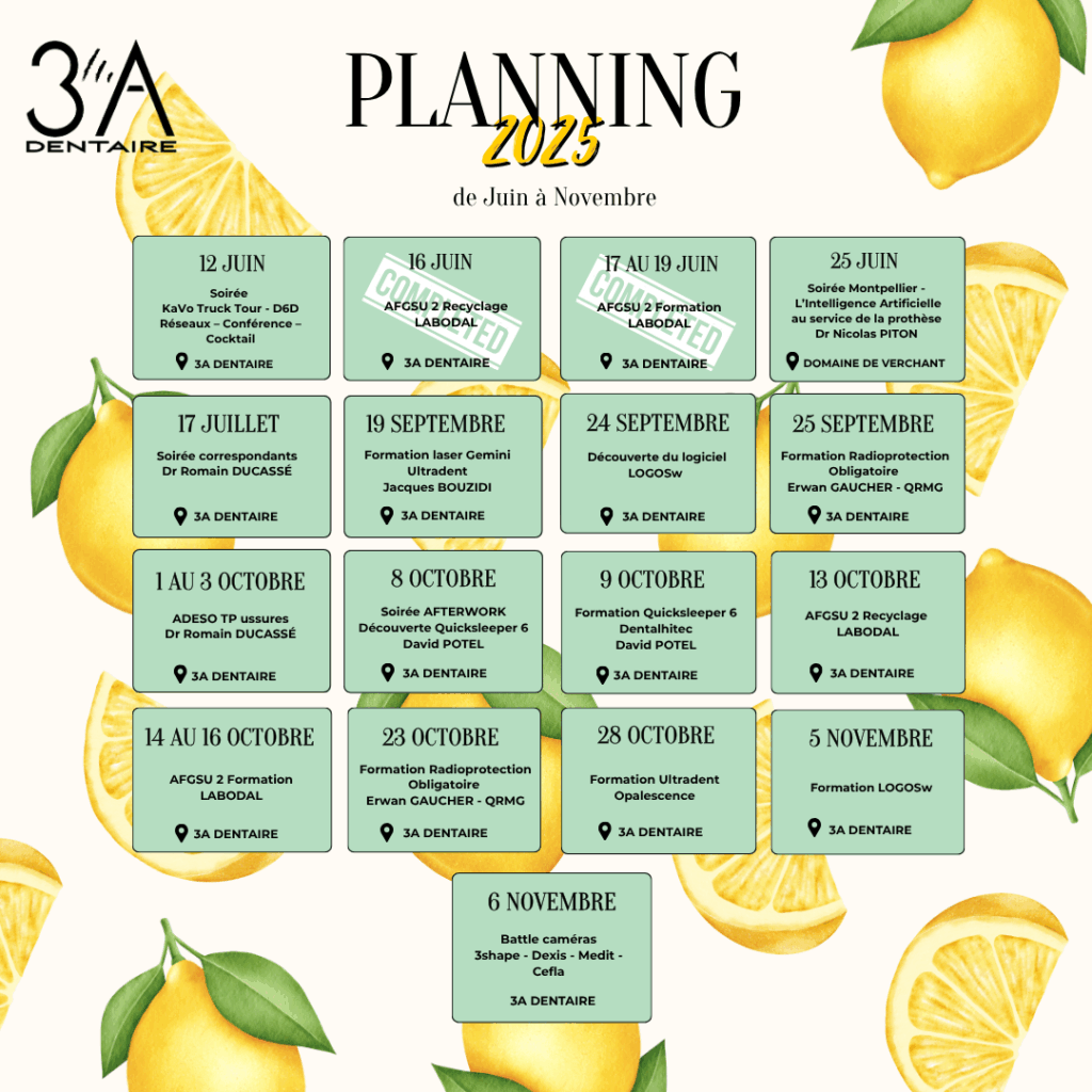 Découvrez notre planning de formations de juin à novembre 2025 !